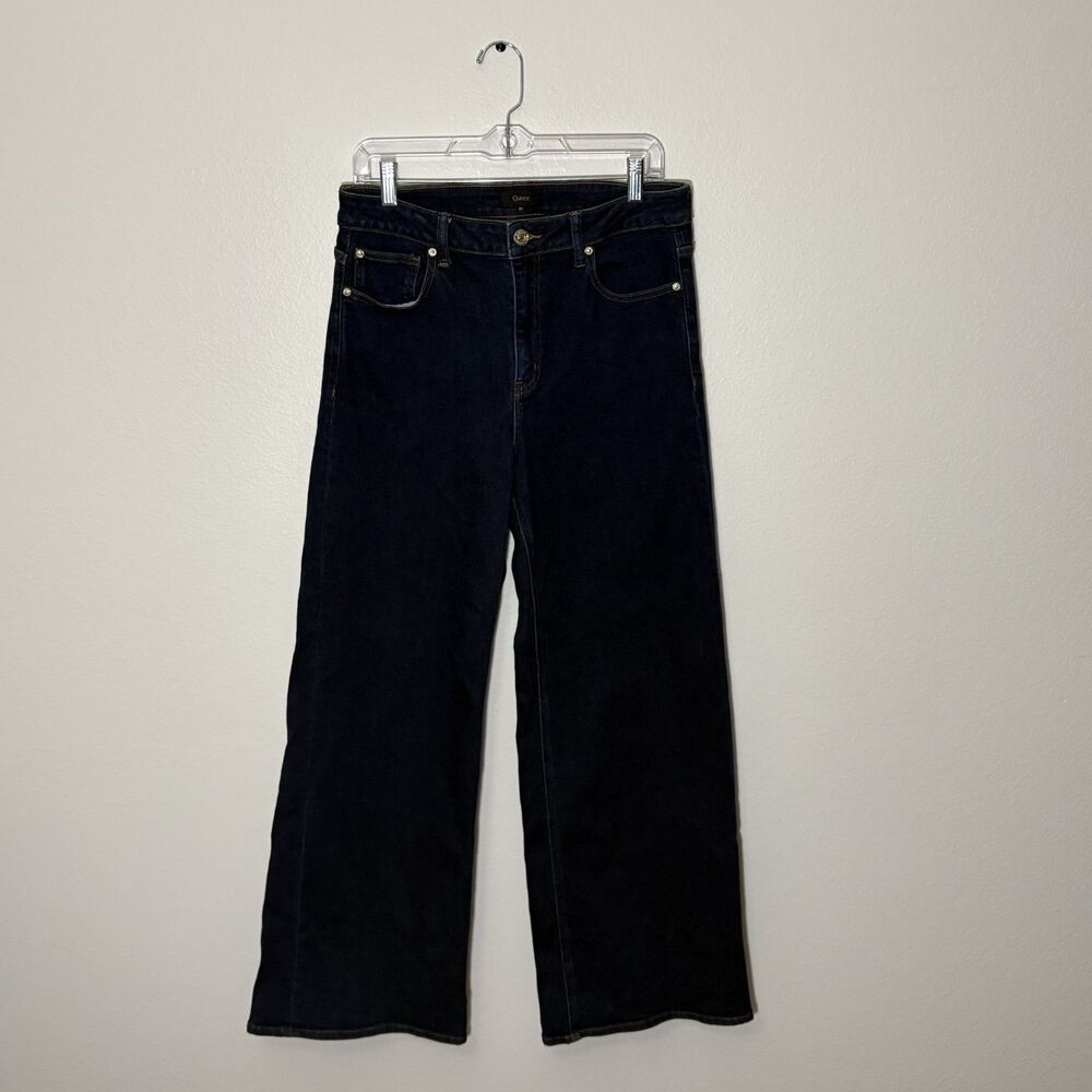Quince Bella Stretch Wide Leg Jeans Deep Rinse 31x32"